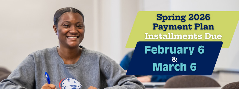 Spring 2026 Payment Plan Installments Due February 6 and March 6
