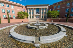 Shelby Hall during the day