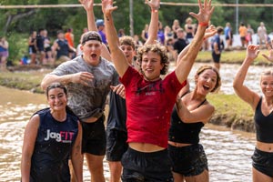 Students at oozeball.