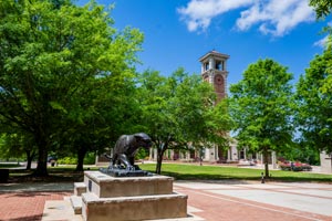 jaguar and moulten tower side view