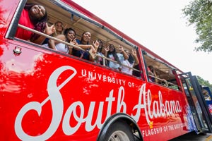 South Alabama trolley.