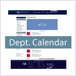 Departmental Calendar Page