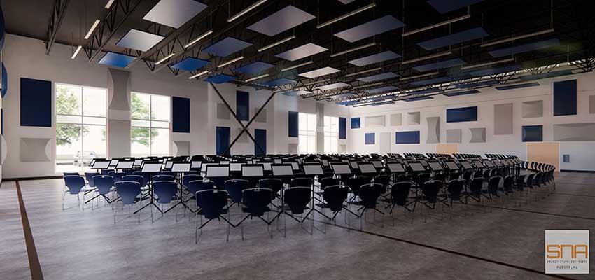 Rehearsal hall 2 of the JMB complex.