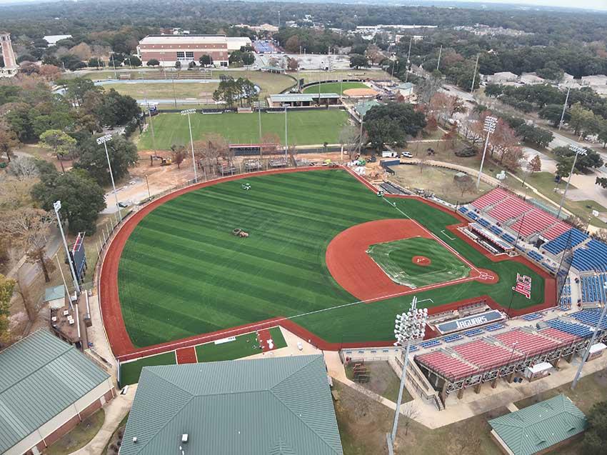 Stankey Field with full field laid.