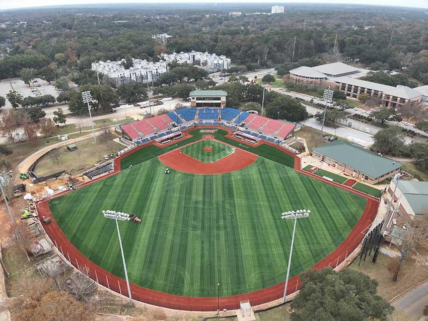 Stankey Field with full field laid.