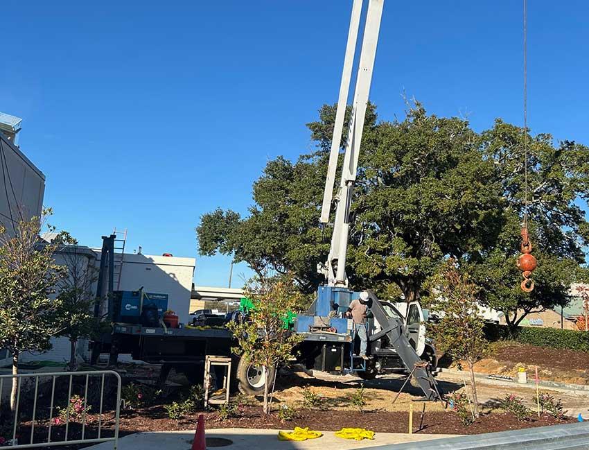 Image of the new MRI Room addition under construction at the Children's and Women's Hospital.