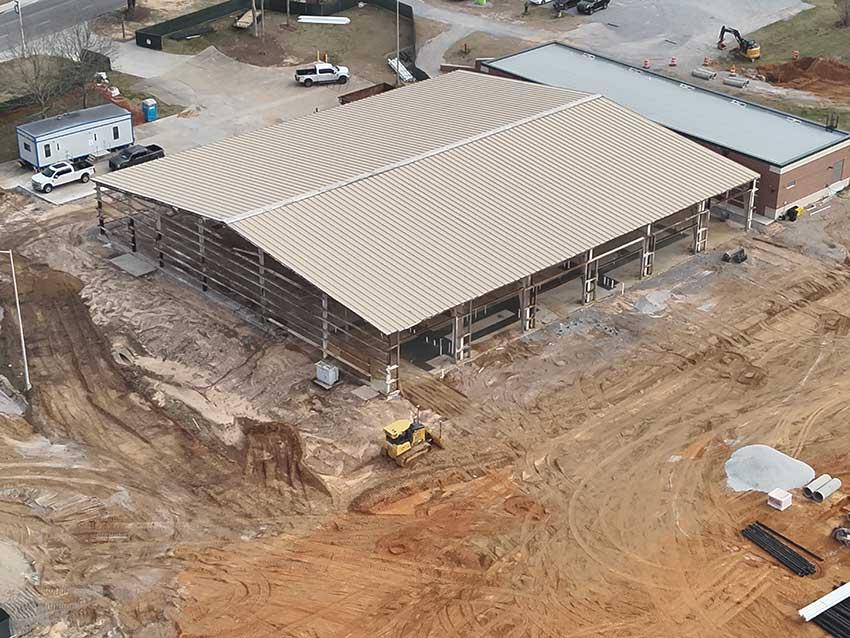 Construction Site that will be the home of the JMB building.