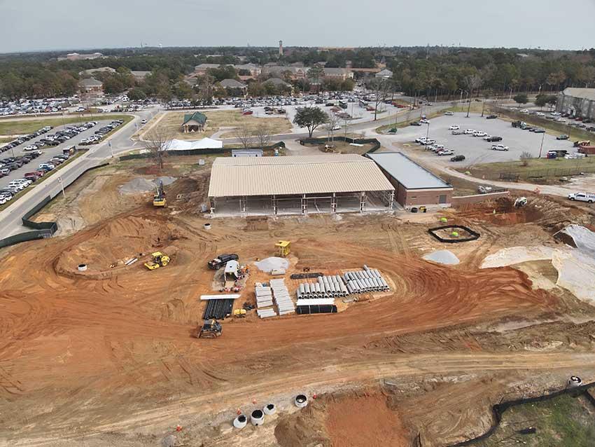 Construction Site that will be the home of the JMB building.