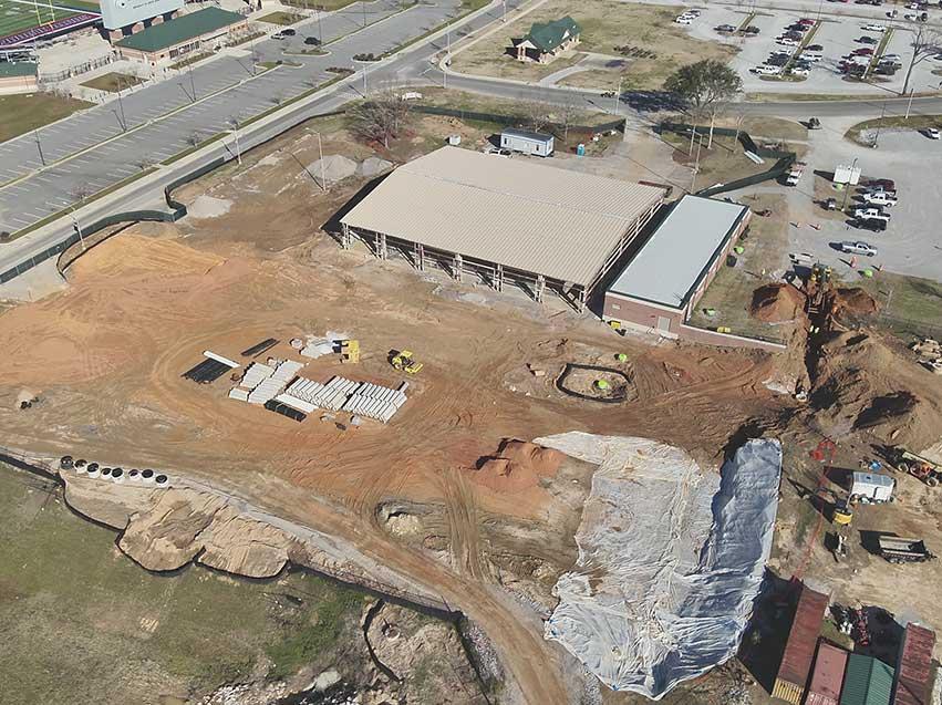 Construction Site that will be the home of the JMB building.