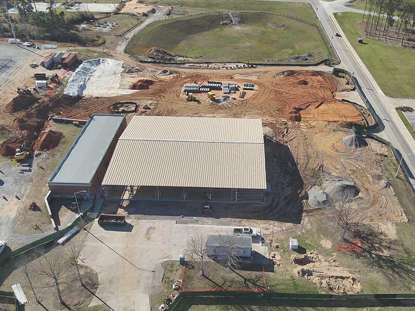 Construction Site that will be the home of the JMB building.