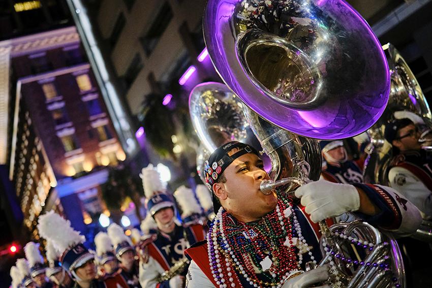 Jaguar Marching Band with French Horn