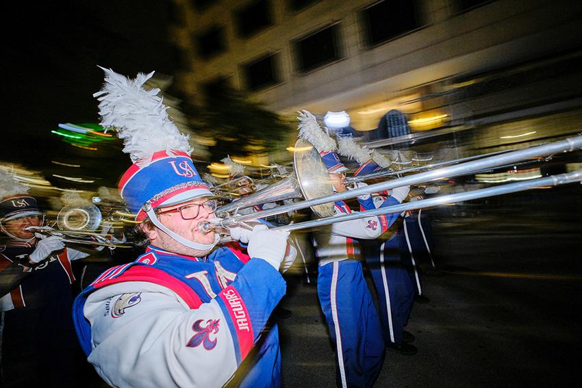 Jaguar Marching Band with Trombone