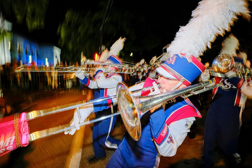 Jaguar Marching Band with their Trombone