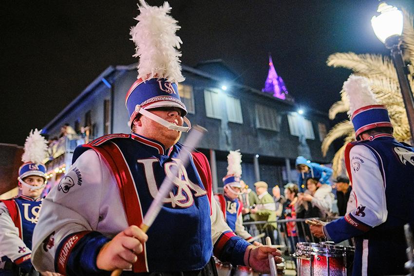 Jaguar Marching Band with side drum