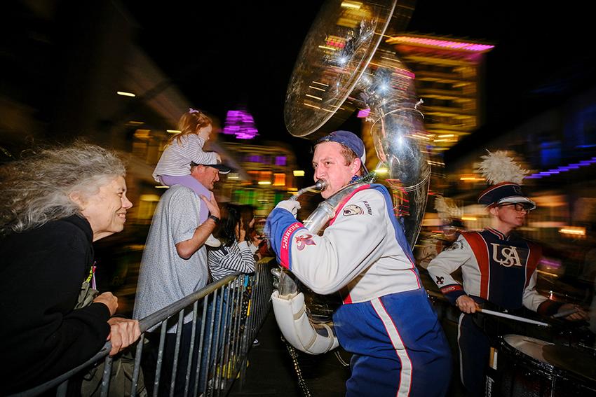 Jaguar Marching Band with French Horn 