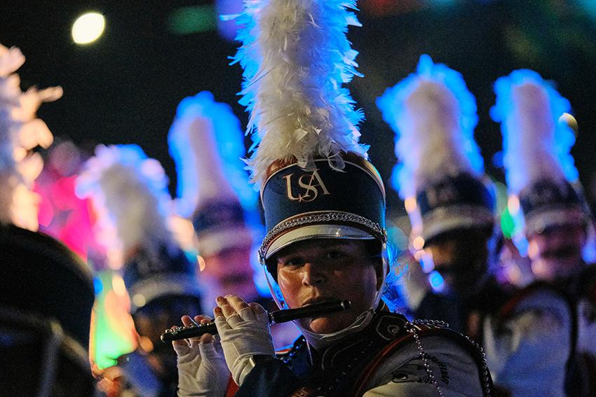 Jaguar Marching Band with their clarinet