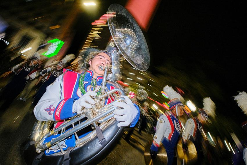 Jaguar Marching Band with French Horn