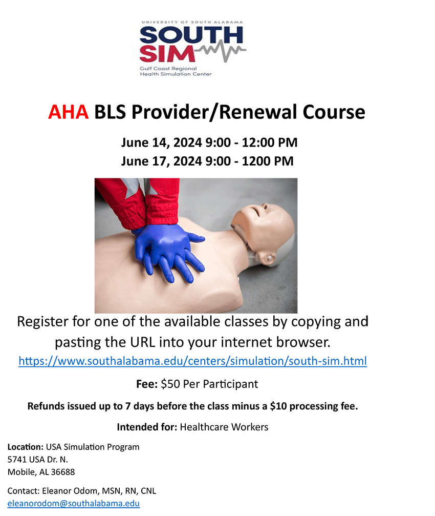 Basic Life Support Courses linked to an accessible PDF