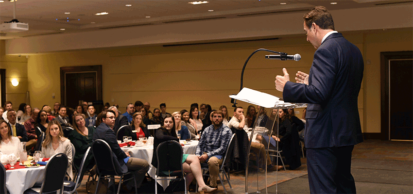 On Tuesday, March 21, the Pat Capps Covey College of Allied Health Professions held its annual honors ceremony recognizing students, faculty and alumni for their hard work and commitment to allied health professions. 