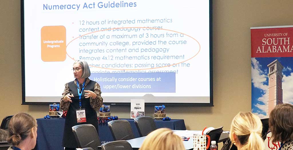 USA Hosts Alabama Numeracy Act Workshop