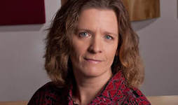 Pictured is percussionist Patti Cudd.