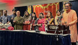 Pictured are members of the South Alabama Indian Music Ensemble.