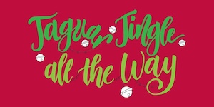 Pictured is an image produced by USA Marketing titled "Jaguar Jingle All the Way," which is the theme of this year's Mitchell Concert on December 5 at 7:00 p.m.