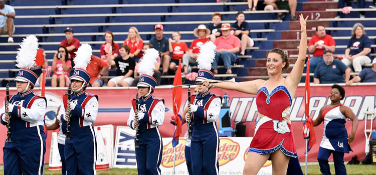 Feature Twirler of Jaguar Marching Band