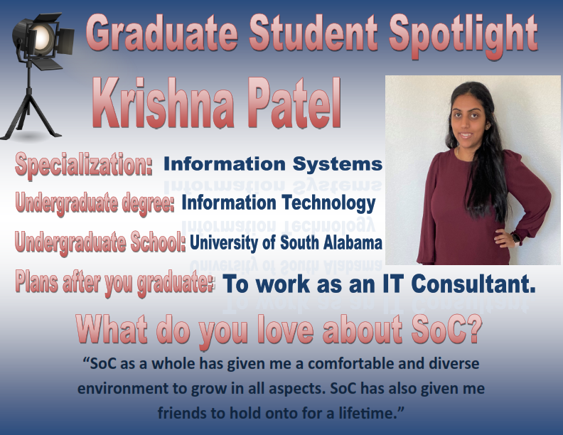 Graduate Student Spotlight - Krishna Patel