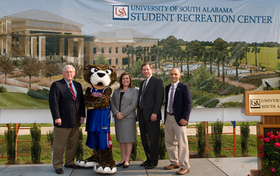 USA Holds Groundbreaking for Student Recreation Center