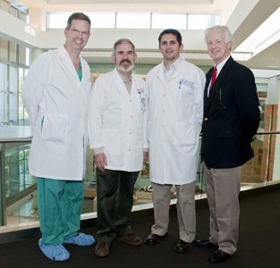 Dr. Michael Finan, Dr. Lewis Pannell, Dr. Rod Rocconi and Michael Chambers