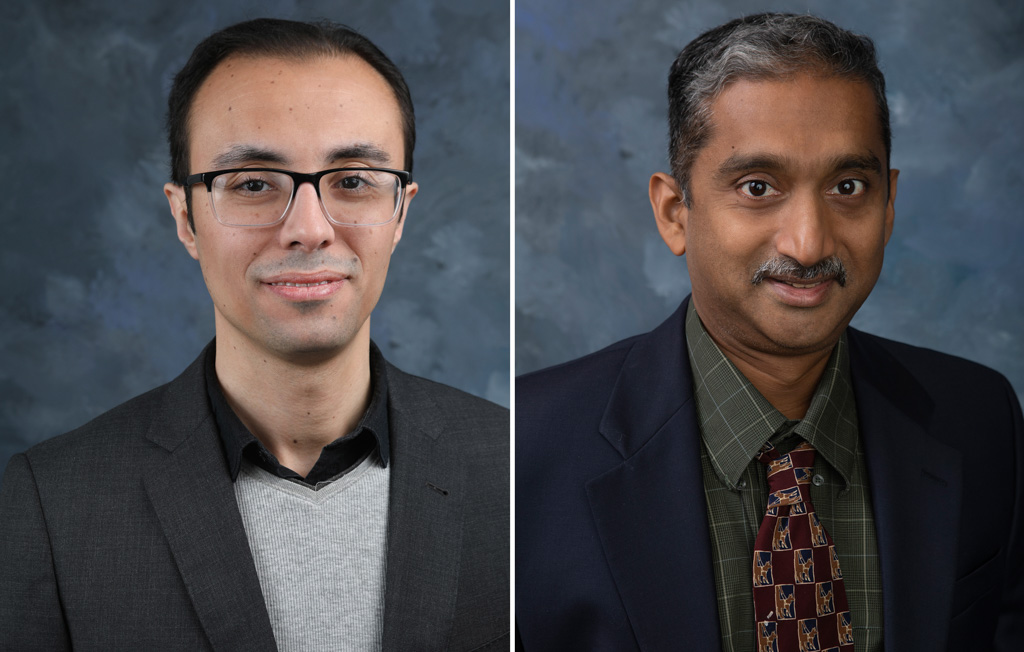 USA engineering professors Dr. Mohamed Shaban and Dr. Edmund Spencer