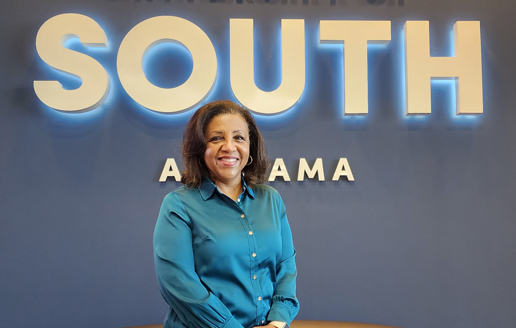 Dr. Kathy Thompson, director of the Center for Innovation in Postsecondary Education at the University of South Alabama College of Education and Professional Studies