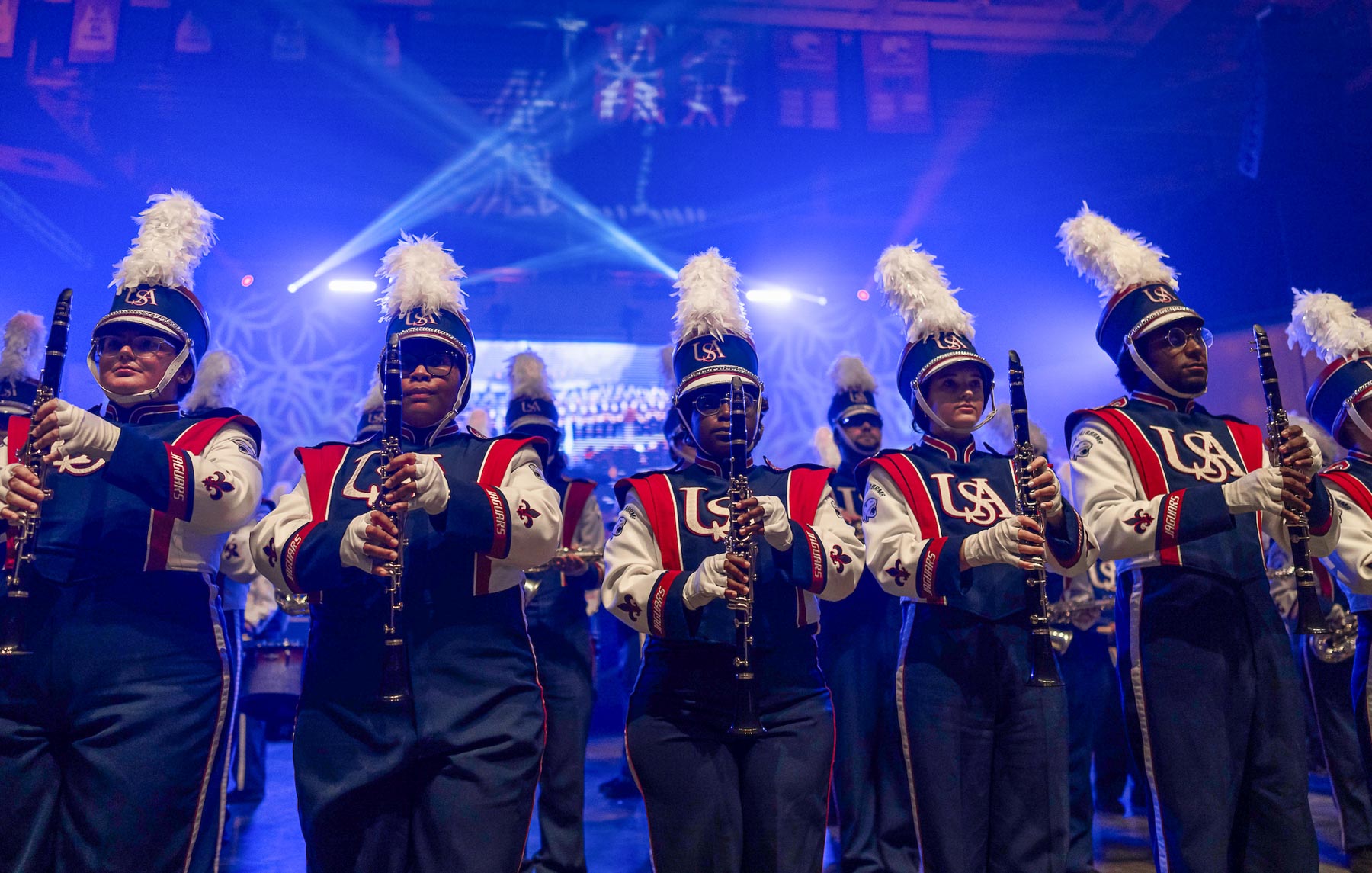 Musicians perform at the University of South Alabama Holiday Concert.