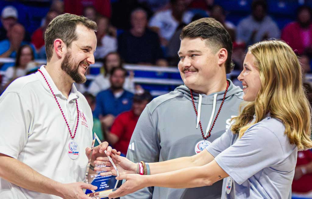 Ryan Colquhoun receives SBC Faculty of Year award