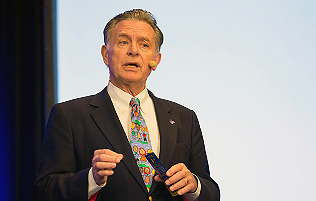 Lee Cockrell speaks virtually at the University of South Alabama 