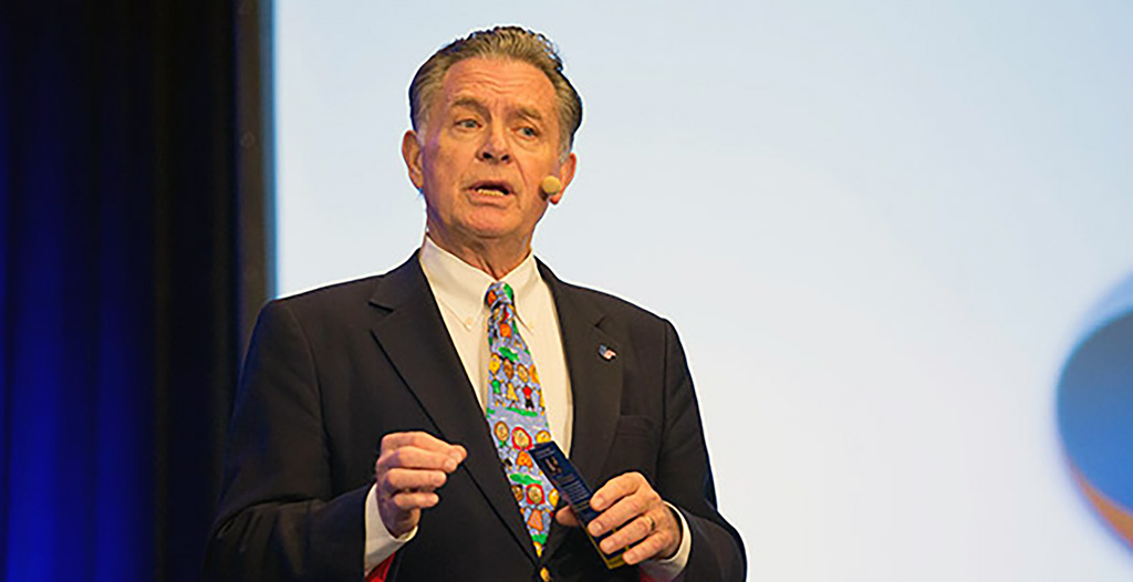 Lee Cockrell speaks virtually at the University of South Alabama 