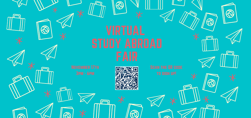 Virtual Study Abroad Fair Flyer