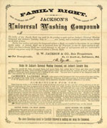 G. W. Jackson and Company's Universal Washing Compound
